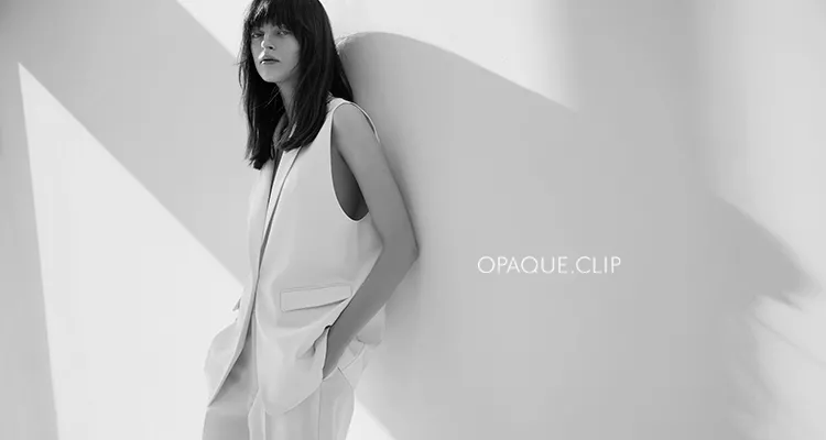 "OPAQUE.CLIP" where you can find urban, sophisticated, and high-quality fashion