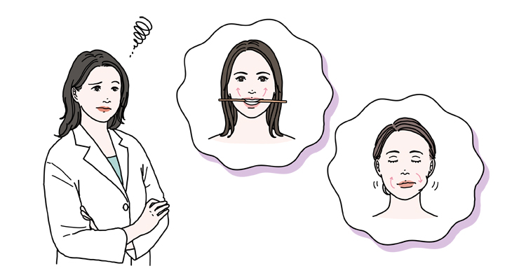 老け顔対策で表情筋トレーニングを行う際はやり過ぎないよう注意