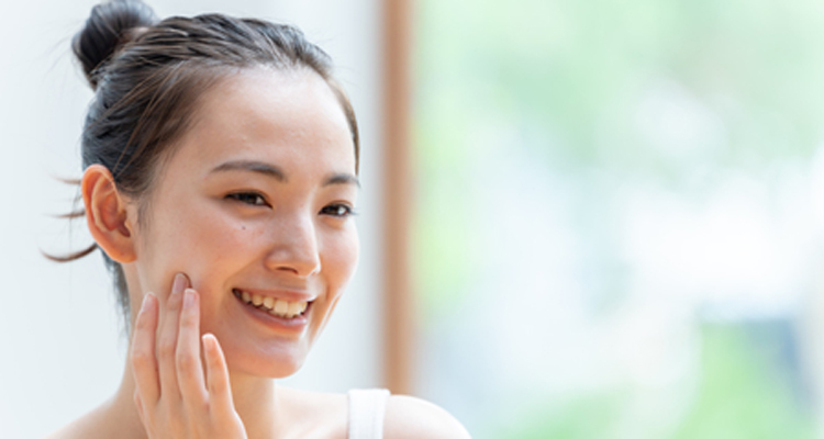 美肌になるための効果的なスキンケアのイメージ