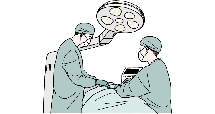 メスによる治療