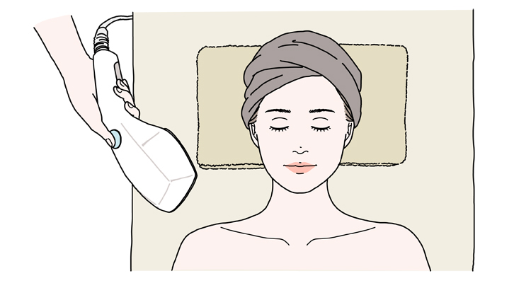 機械による治療をイメージしたイラスト