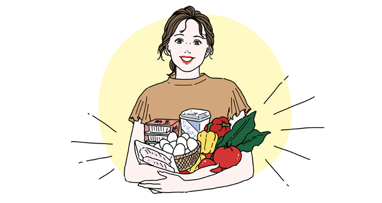 食事をバランスよくとる事で肌の健康を保つ