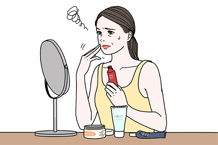 シミ取りクリームなどですでにできたシミは消せない