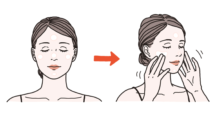 顔の日焼け止めの正しい塗り方