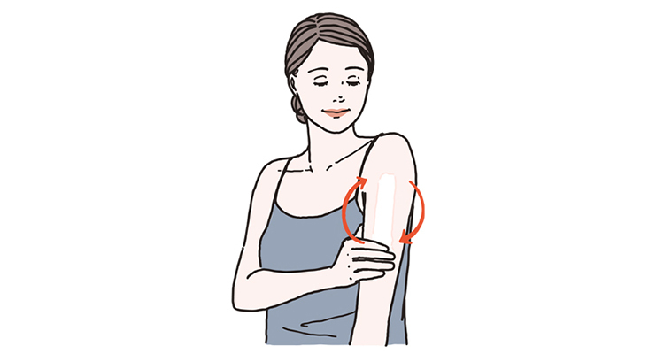 手足の日焼け止めの正しい塗り方