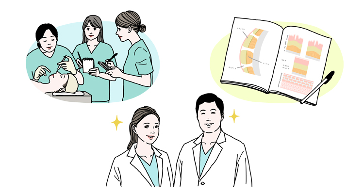 医師の技術料やスタッフの人件費イメージ